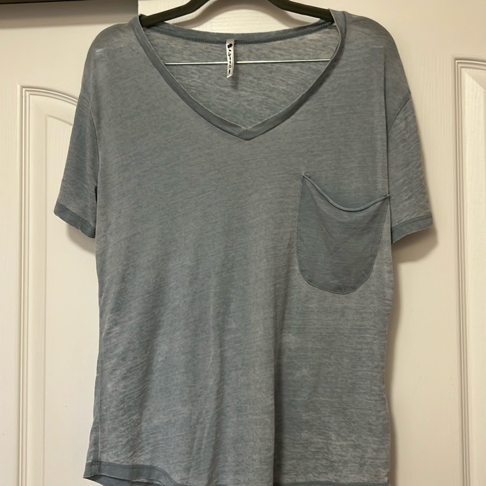 POOF! V-neck T-shirt - super lightweight - Women’s Small